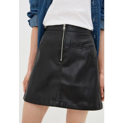 Calvin Klein dámská koženková sukně Faux Leather Mini Skirt černá – Hledejceny.cz