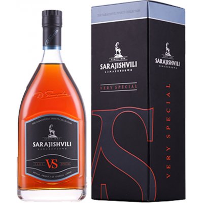 Sarajishvili VS 8 letý gruzínský koňak 40% 0,7 l (dárkový box) – Hledejceny.cz