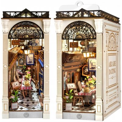 RoboTime 3D skládačka Zarážka na knihy Setkání v pasáži s knihami – Zboží Dáma