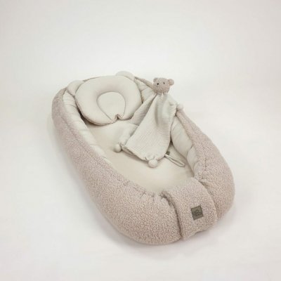 Teddy z mušelínu a beránka béžové – Hledejceny.cz