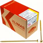 Konstrukční vrut 5x120 TX 25 zápustná hlava zinek žlutý (200 ks/bal) TORX – Hledejceny.cz