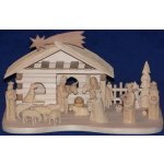 Dřevěný ručně vyřezávaný betlém varianta 14a4 – Hledejceny.cz