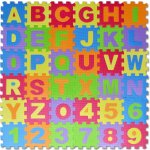 Pěnové puzzle Čísla a písmena 36 ks