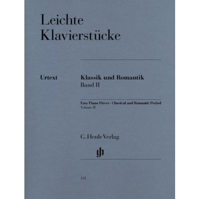 Jednoduché klavírní kusy klasicismus a romantismus 2. díl Easy Piano Pieces Classical and Romantic Period II – Zbozi.Blesk.cz