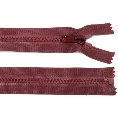 Kostěný zip no.5 rozepínací 55cm bundový color: 578 vínová – Hledejceny.cz