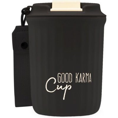 Goodie Good Karma Travel Cup Cestovní termohrnek ČERNÝ 360 ml – Zboží Mobilmania