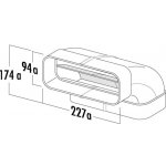 Faber F-RBV 150 - vertikální koleno 90° s vnitřním žebrem – Hledejceny.cz