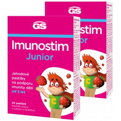 GS Imunostim Junior 2 × 20 pastilek – Hledejceny.cz