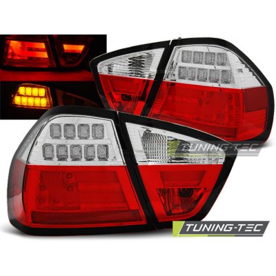 Zadní světla LED LIGHTBAR BMW E90 05-08 červená