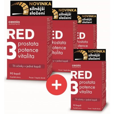 Cemio RED3 360 kapslí – Hledejceny.cz