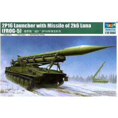 Trumpeter Russian 9P113 TEL w/9M21 Rocket of 9K52 Luna-M Short-range artillery 1:35 – Zboží Dáma