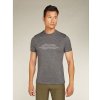 Pánské sportovní tričko Icebreaker merino 150 Tech Lite SS Tee Pukaki Reflected Mens KR gridstone hthr