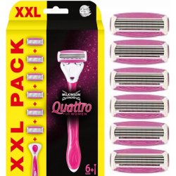 Wilkinson Sword Quattro for Women + 6 ks hlavic