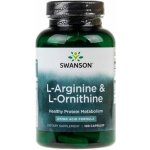 Swanson L-Arginine a L-Ornithine 100 kapslí – Hledejceny.cz