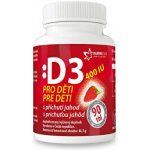 Nutricius Vitamín D3 400IU pro děti jahoda 90 tablet – Hledejceny.cz