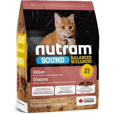 Nutram S1 Sound Kitten 5,4 kg – Zboží Mobilmania