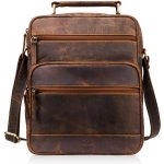 Paolo Peruzzi pánská kožená brašna přes rameno do práce hnědá – Hledejceny.cz