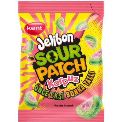 Sour Patch kyselé žvýkací bonbony s příchutí vodního melounu 80 g – Zbozi.Blesk.cz