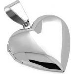 Šperky4U Ocelový přívěšek medailon otevírací srdce OPP1771 S – Zboží Mobilmania
