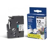 Brother originální páska do tiskárny štítků, Brother, TZE-231, černý tisk/bílý podklad, laminovaná, 8m, 12mm – Zboží Živě