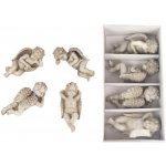 Dekorační andílek 4 ks X4386 – Sleviste.cz