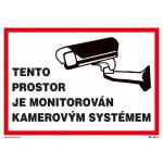 Walteco Tento prostor je monitorován 297x210mm, formát A4, plastová tabulka Množství: 1 ks , 20050 – Zboží Dáma