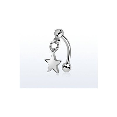 Piercingate piercing do obočí hvězdička POB00217 – Zboží Mobilmania