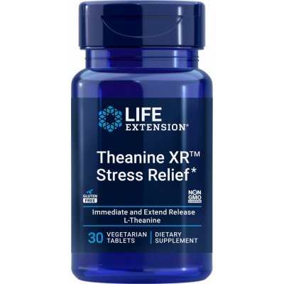 Life Extension Theanine XR Stress Relief 400 mg 30 tablet – Hledejceny.cz