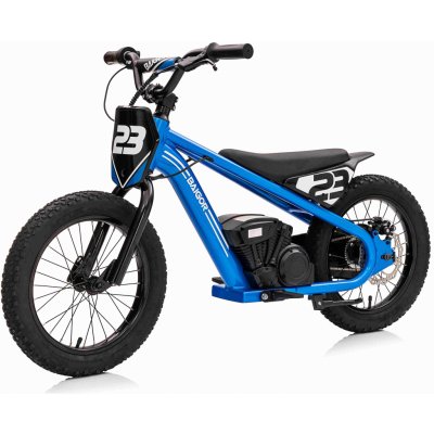 Mamido Dětské elektrické vozítko Motorka BAIGOR 23 PRO modrá – Zboží Mobilmania