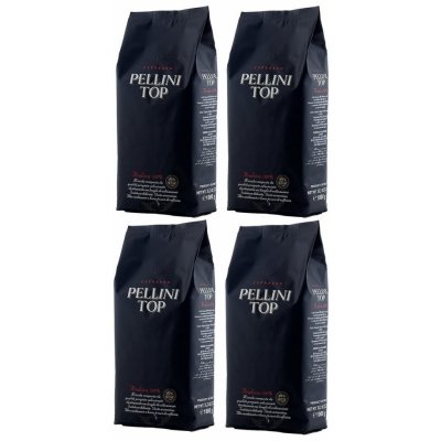 Pellini Top 100% Arabica 4 x 1 kg – Zboží Mobilmania