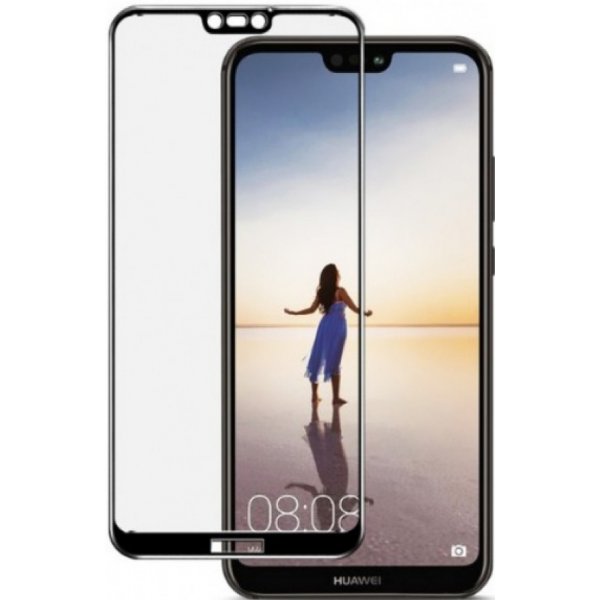 Tvrzené sklo pro mobilní telefony SES 3D pro Huawei P20 Lite - rámeček 140144907