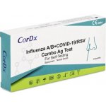 CorDx 4v1 kombinovaný test Covid-19/Chřipka A+B/ RS virus 1 ks – Zboží Dáma