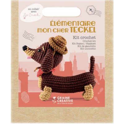 Graine Creative Háčkovací sada jezevčík 1 sada – Zboží Dáma