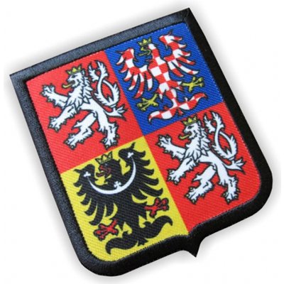 ATLETICO Nažehlovací znak ČR 50 x 60 mm – Zboží Mobilmania