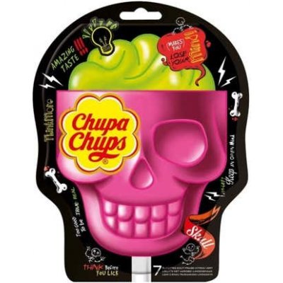 Chupa Chups 3D Lebka Jahoda-Limetka 105 g