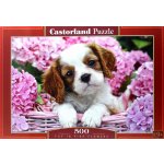 Castorland Štěně v květinách 500 dílků – Hledejceny.cz