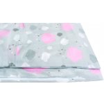 New Baby povlečení Obláčky růžové 90 x 120 cm – Zboží Dáma