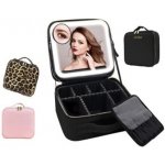 KIK Kosmetický organizér se zrcátkem růžový – Zboží Dáma