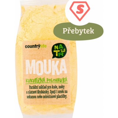 Country Life mouka kukuřičná polohrubá 400 g – Sleviste.cz