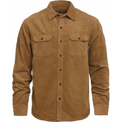 Horsefeathers košile Dough Insulated hnědá – Hledejceny.cz