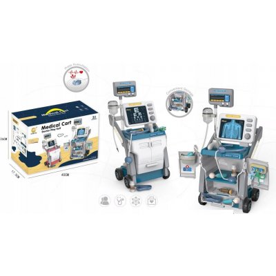 MalPlay Lékařská sada s vozíkem vícebarevná pro děti 3+ – Hledejceny.cz
