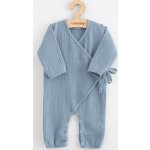 Kojenecký mušelínový overal New Baby blue – Hledejceny.cz