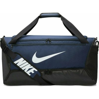 Nike Brasilia 9.5 Duffel Bag Midnight Navy/Black/White 60 L