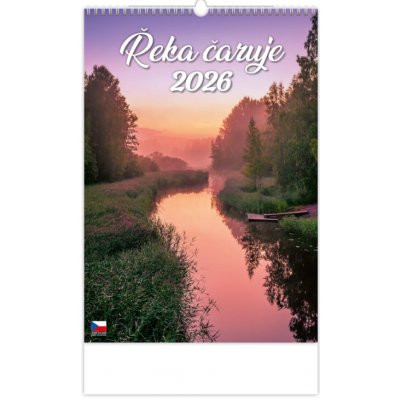 Nástěnný Helma Řeka čaruje 2026 – Zboží Dáma