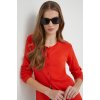 Dámský svetr a pulovr United Colors of Benetton Bavlněný kardigan lehký 1091D5558 červená