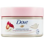 Dove Exfoliating Body Scrub Pomegranate Seeds & Shea Butter pečující tělový peeling 225 ml – Zboží Dáma