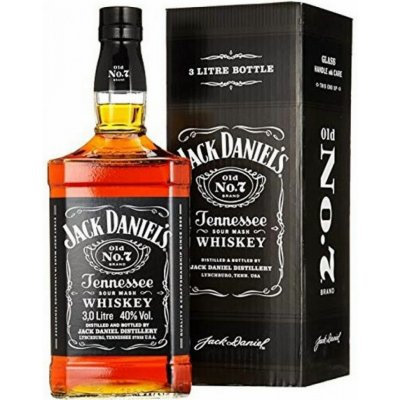 Jack Daniel's Black 40% 3 l (holá láhev) – Hledejceny.cz
