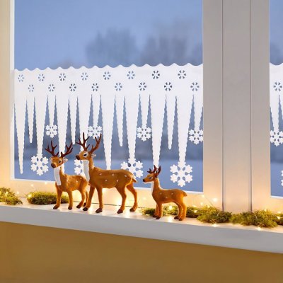Die moderne Hausfrau Dekorace na okno Sněhové vločky – Zboží Mobilmania