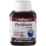 MedPharma Pyridoxin vitamin B6 20 mg 67 tablet – Hledejceny.cz