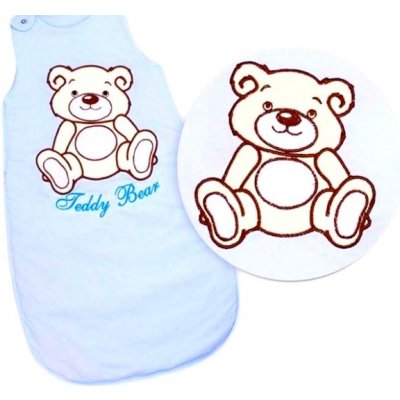 Baby Nellys Spací vak Medvídek TEDDY sv. modrý